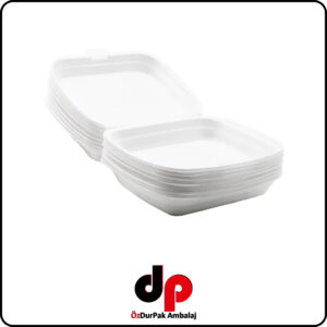 Kapaklı Köpük Tabak