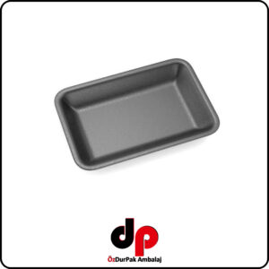 Köpük Tabak Dikdörtgen Siyah 750 GR